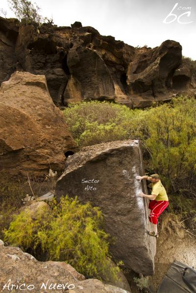 DÃ¶ser bouldering in Sector Alto